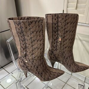 Louise et Cie Brown Snakeskin Heeled Boots